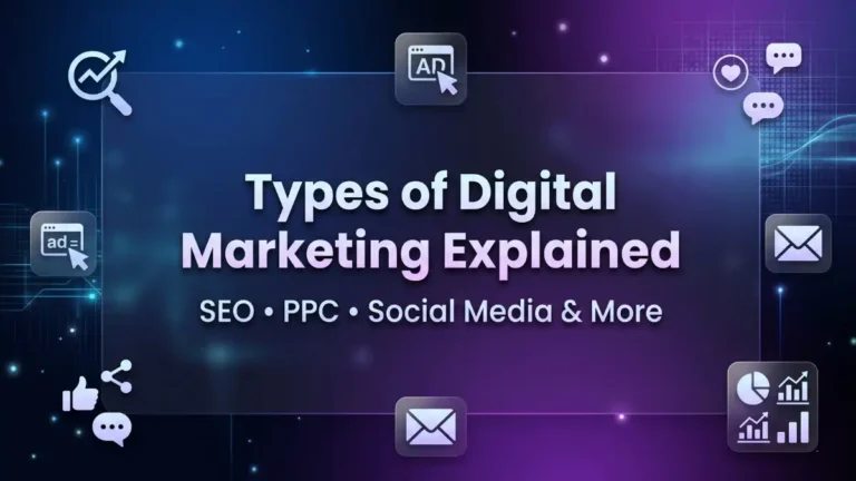 Types of Digital Marketing Explained: SEO, PPC, SMM & More